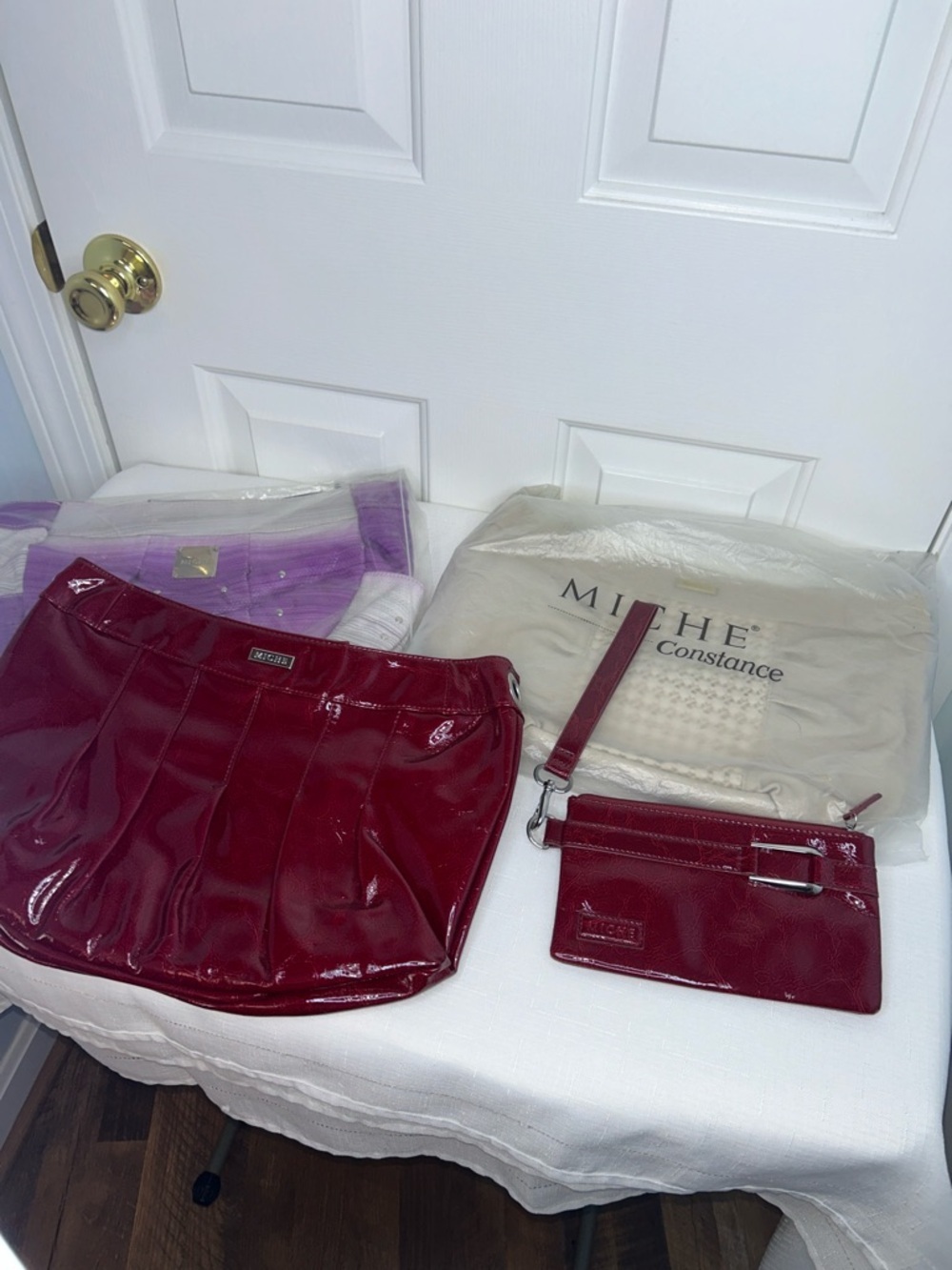 Miche Interchangeable bag Covers with Matching Wristlet Set of 4 - Picture 13 of 13